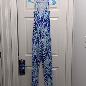 Lilly Pulitzer | Paulina Jumpsuit Blue Pineapple